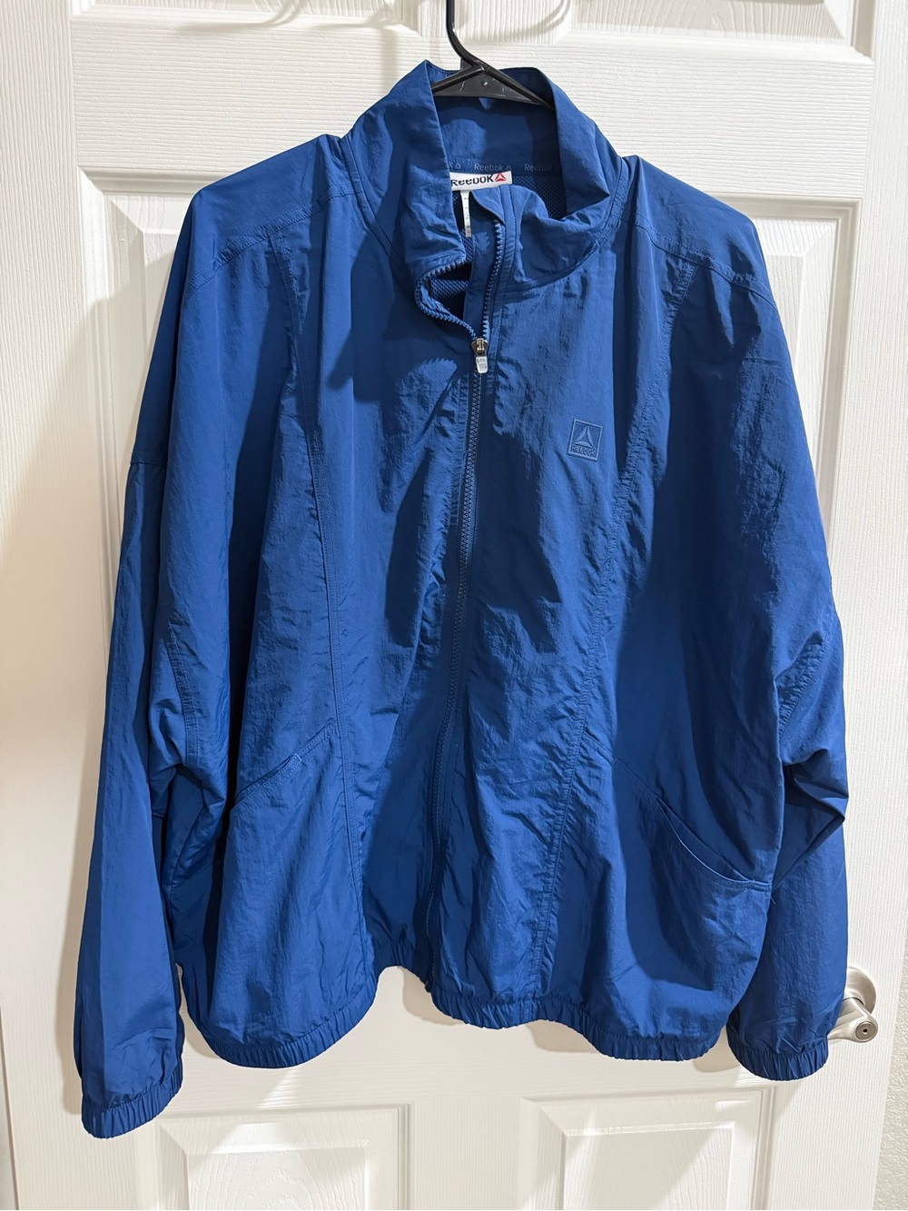 Reebok Royal Blue Lightweight Windbreaker Jacket